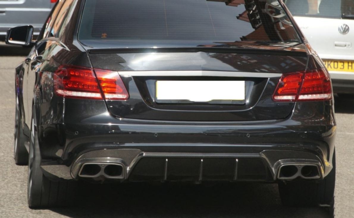 Diffusor B-Type Carbon mit Auspuffblenden Mercedes W212 E63 E63s AMG  Facelift
