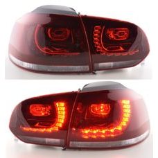 LED Rückleuchten R20 GTI Look VW Golf 6 VI Rot / Weiss