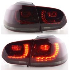 LED Rückleuchten R20 GTI Look VW Golf 6 VI Rot / Schwarz