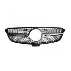 Grill Diamant Look Silber Chrom Mercedes GLE SUV W166 AMG