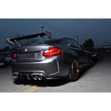 Diffusor V-Type Carbon BMW M2 F87 + Competition Heckdiffusor