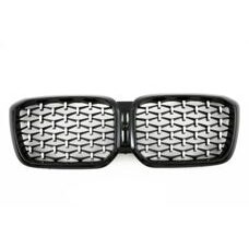 Grill Diamant Look Schwarz Chrom Nieren BMW X3 G01 X4 G02 Facelift