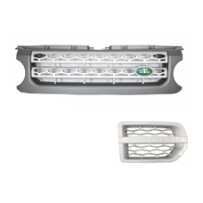 Grill Entlüftungsgrill Discovery III Silber / Grau Land Rover Rangerover