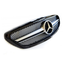 Grill C63 AMG Look SCHWARZ Mercedes W205 C205 S205 C-Klasse