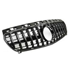 Grill GTR Look Panamericana Schwarz Glanz Mercedes A-Klasse W176 A45 AMG A250 2012-2015