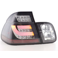 Rückleuchten E46 LightBar LED Schwarz BMW Facelift Limousine