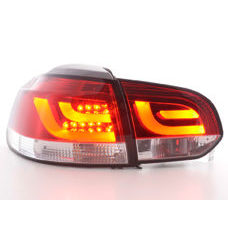 LED LightBar Rückleuchten Golf 6 VI Rot