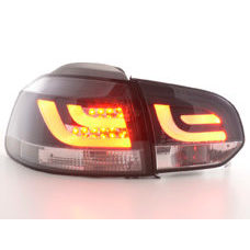 LED LightBar Rückleuchten Golf 6 VI Schwarz