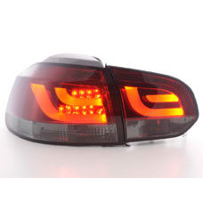 LED LightBar Rückleuchten Golf 6 VI Rot/Schwarz