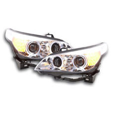 Scheinwerfer 5er E60 E61 ANGEL EYES Chrom BMW Limousine / Touring