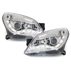 LED Scheinwerfer Opel Astra H Chrom