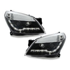 LED Scheinwerfer Opel Astra H Schwarz