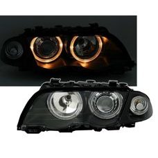 Scheinwerfer E46 ANGEL EYES Schwarz BMW Limousine/Touring