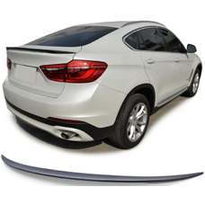 Heckspoiler C-Type Lackiert Schwarz Glanz BMW X6 F16 Performance Hecklippe