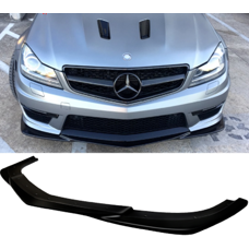 Frontspoiler G-Typ Schwarz Glanz Mercedes C63 W204 C204 S204 AMG Facelift 2011-2015