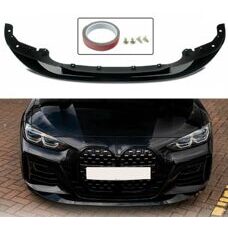 Frontspoiler P-Typ Schwarz Glanz BMW 4er G22 G23 M-Paket M440i 420i 430d Frontlippe Performance