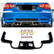 Diffusor VT Schwarz Glanz BMW M3 E92 E93 Heckdiffuser+ DTC CH-Gutachten