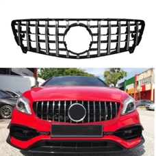 Grill GTR Look Panamericana Chrom Mercedes A-Klasse W176 Facelift 2016-2018 A45 AMG A250