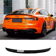 Heckspoiler S-Typ Audi A5 S5 RS5 F5 8W Sportback 4-Türig Schwarz Glanz Hecklippe