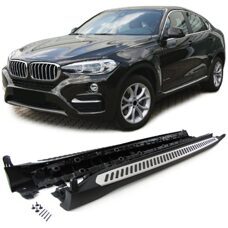 Trittbretter OEM Schweller Alu Optik BMW X6 F16 2014-2019 Seitenschweller