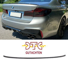 Heckspoiler M-Typ unlackiert mit DTC CH-Gutachten BMW 5er G30 Hecklippe