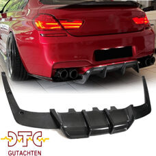 Diffusor VRS-Typ Carbon BMW M6 F12 F13 F06 Heckdiffuser + DTC CH-Gutachten