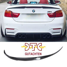 Hecklippe Carbon DTC CH-Gutachten BMW F83 M4 4er F33 Cabrio Heckspoiler