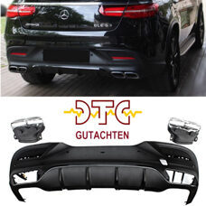 Diffusor GLE63 AMG Optik mit DTC CH-Gutachten mit Auspuffblenden Chrom Endrohre Mercedes GLE Coupe C292