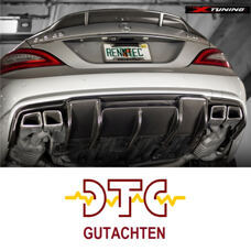 Diffusor RT Carbon Mercedes CLS W218 CLS63 CLS500 Heckdiffuser + DTC CH-Gutachten