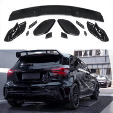 Dachspoiler AMG Lackiert Schwarz Glanz Mercedes A-Klasse W176 Dachflügel