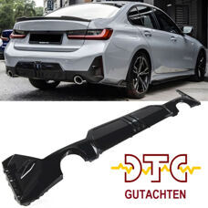 Diffusor P-Typ Schwarz Glanz BMW 3er G20 G21 M-Paket LCI Facelift + DTC CH-Gutachten