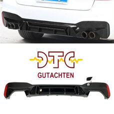 Diffusor C-Typ DTC GUTACHTEN Schwarz Glanz BMW 5er G30 G31 M-Paket Heckdiffuser