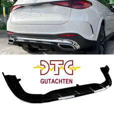 Diffusor Schwarz Mercedes GLC X254 SUV C254 Coupe Heckdiffusor + DTC-Gutachten