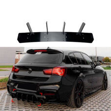 Diffusor Ansatz Schwarz Glanz BMW F20 LCI Facelift M140i Unteraufsatz