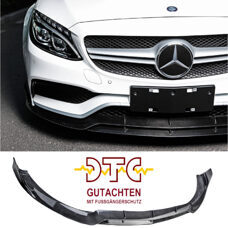 Frontspoiler Lippe MIT DTC GUTACHTEN FUSSGÄNGERSCHUTZ Carbon Mercedes W205 C63 C63S AMG