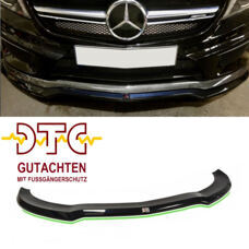 Frontspoiler V.1 Mercedes CLA45 AMG C117 W117 Maxton Schwarz Glanz Gutachten Fussgängerschutz