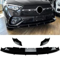 Frontlippe Schwarz Mercedes GLC X254 SUV C254 Coupe AMG Line Frontspoiler