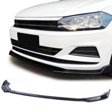 Frontspoiler VW Polo VI 2G AW ab 17 Schwarz Glanz Lippe