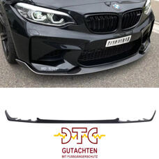 Frontlippe P-Typ mit DTC CH-GUTACHTEN FUSSGÄNGERSCHUTZ Carbon Frontspoiler BMW M2 F87 2016-2019