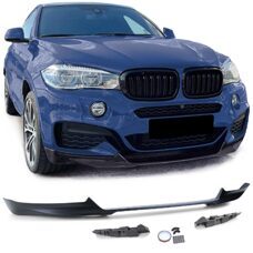 Frontspoiler P-Typ Schwarz Matt Performance Frontlippe BMW X6 F16 M-Paket