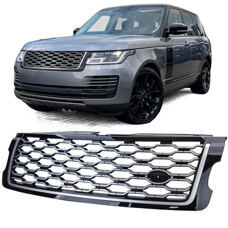 Frontgrill Grill Autobiography Schwarz Silber Range Rover Vogue L405 2017-2022 Facelift