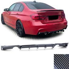 Diffusor P-Type Performance 2-Rohr Carbon Look BMW 3er F30 F31 335i 335d 340i Diffuser