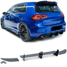 Heckdiffusor Splitter VW Golf 7 R Vorfacelift 2012-17 Heckansatz Performance