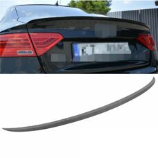 Heckspoiler S-Typ Schwarz Glanz Audi A5 8T Sportback Hecklippe