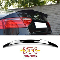 Heckspoiler V-Typ Schwarz Glanz mit DTC CH-Gutachten Audi A5 8T Coupe 2008-2016