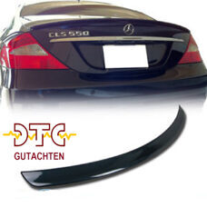 Heckspoiler AMG Look mit CH DTC-Gutachten Lackiert Schwarz Glanz CLS W219 C219