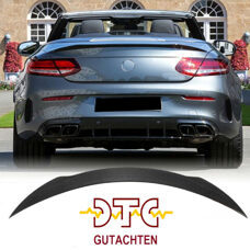 Heckspoiler V-Typ Echt Carbon Mercedes C-Klasse Cabriolet A205 C63 C63s C43 AMG Hecklippe + DTC CH-Gutachten