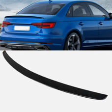 Heckspoiler Schwarz Glanz Audi A4 S4 B9 8W 15-23 Limousine Hecklippe