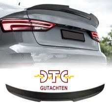 Heckspoiler PSM Typ Carbon Audi A3 S3 RS3 8V Limousine 2012-2020 Hecklippe + DTC CH-Gutachten