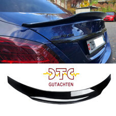 Heckspoiler PSM Look MIT DTC CH-Gutachten Schwarz Glanz Mercedes C-Klasse W205 Hecklippe C63 C43 AMG